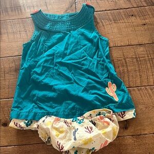 Toddler wrangler dress & diaper cover